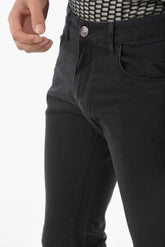 ID 5 Pocket Slim Fit Denims with Belt Loops